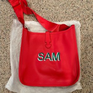 Personalized satchel handbag monogram SAM